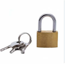 Замок навесной желтый  SFB защёлкивающийся, 32 мм