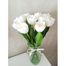 Тюльпан  Белый (текстиль)