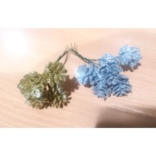 Шишка  декоративная маленькая (скрутка из 6 шт.)