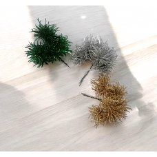 Ветка  декоративная (скрутка из 5 соцветий)