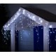 Штора светодиодная, 25мх0,7м, бахрома, 450 лампочек, 220V, блок питания