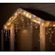 Гирлянда светодиодная 3х0,6м белая, 70 лампочек,  220V, блок питания