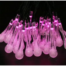 Гирлянда светодиодная капли дождя 4м, 20 капель