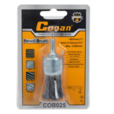 Щётка-крацовка торцевая крученая со шпилькой 25 мм