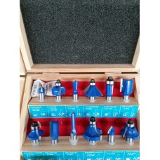 Набор твердосплавных фрез по дереву 12пр.