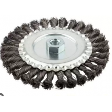 Щётка-крацовка плоская, гайка М14 для УШМ