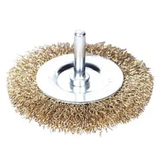 Щётка-крацовка металлическая (дисковая) со шпилькой  75 мм.
