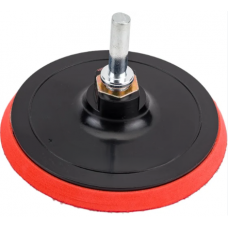 Круг шлифовальный резиновый с липучкой+переходник, 150 мм