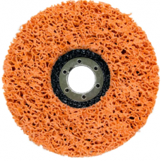 Круг шлифовальный синтетический фибровый (коралловый) 125мм ОРАНЖЕВЫЙ