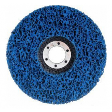 Круг шлифовальный синтетический фибровый (коралловый) 125мм СИНИЙ