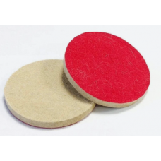 Диск полировальный из натурального войлока "под липучку"  125
