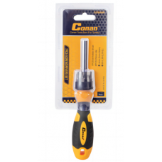 Отвертка адаптер с набором бит