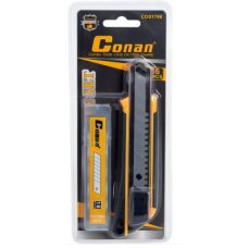 Нож с сегментированным лезвием 18мм, корпус ABS пластик ,5 лезвий в комплекте