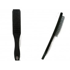 Щетка 5-рядная металлическая с пластмассовой ручкой