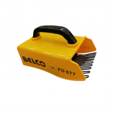 Плодосъемник с заслонкой для сбора ягод металлический.